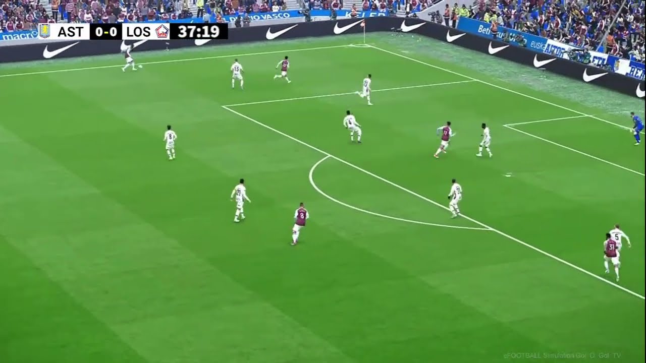 🔴LIVE: Aston Villa vs Losc Lille l Europa League 2026 l eFootball Pes 21 Game Video Simulation