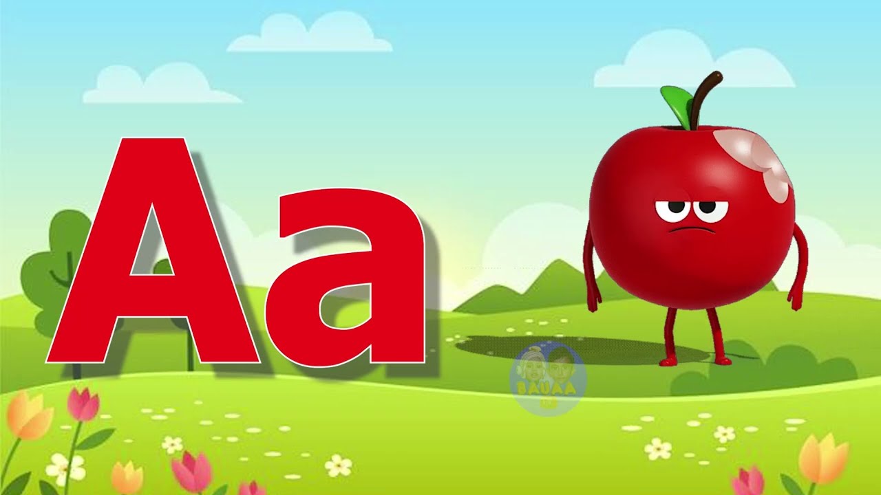 A for apple  B for ball | Phonics sound | abcd learning | alphabet learn | nursery kids | Bauaa TV