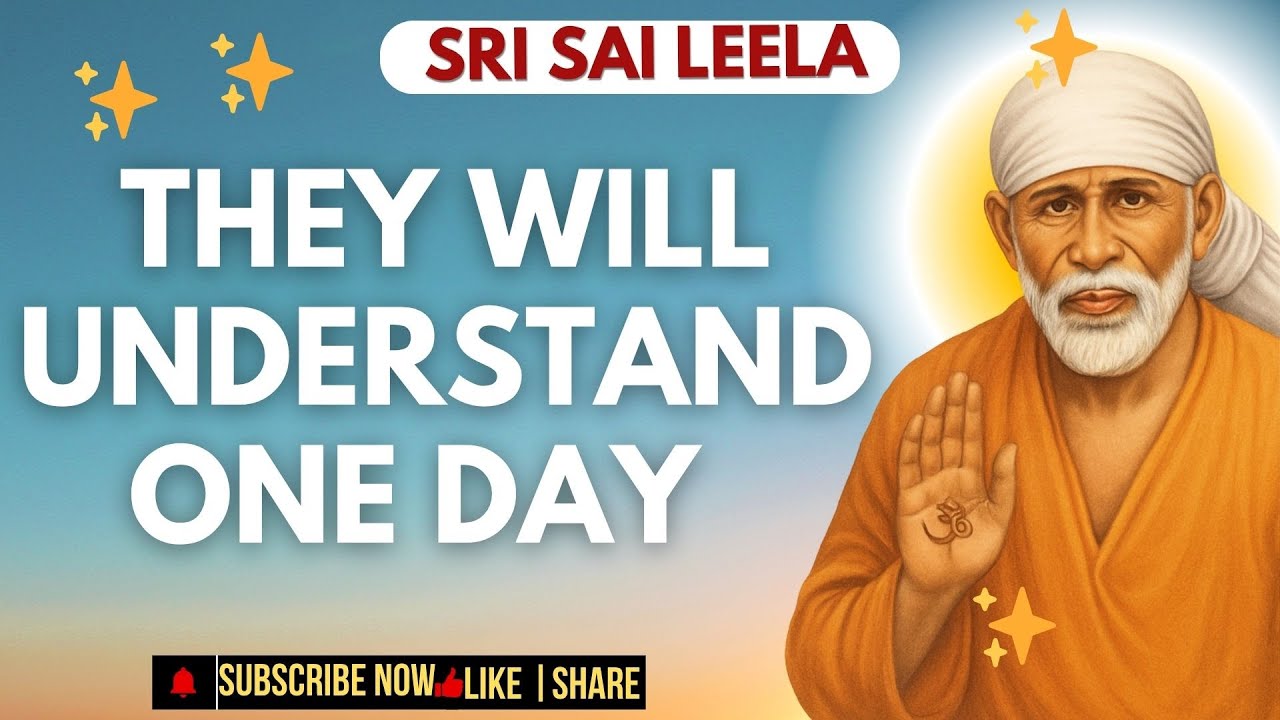 Sai Baba English | They Will Understand One Day ✨  | #saibabamessage #saibaba #saimotivation