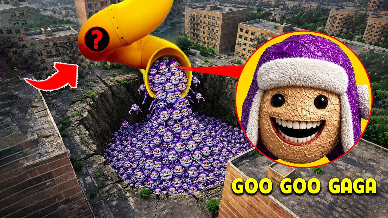 MY DRONE CAUGHT: GOO GOO GAGA INSIDE A SLIDE EATER ON CAMERA IN REAL LIFE AT 3AM!