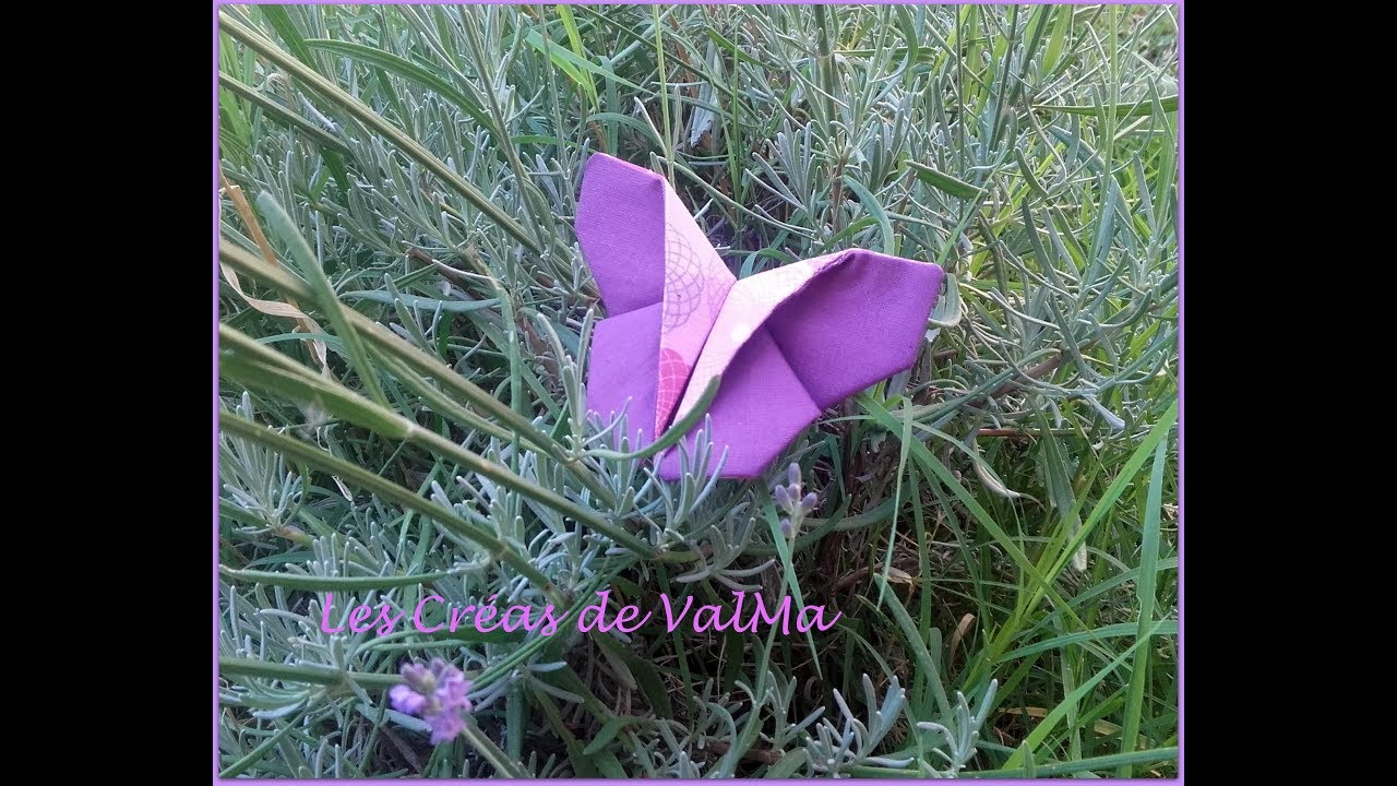 Papillon Origami / Butterfly Sewing - Tuto couture ValMa Créas