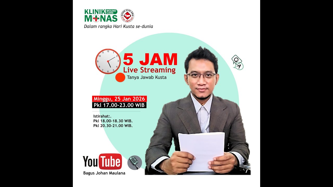 5 Jam Live Streaming 🌱 Tanya Jawab Kusta