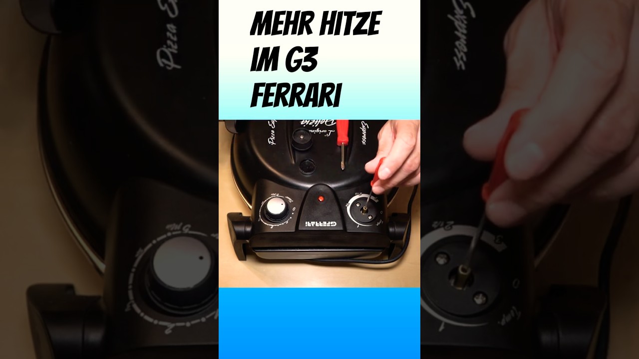 Endlich 450&deg; im Pizzaofen G3 Ferrari