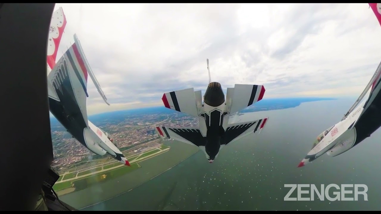 Incredible Cockpit Footage Of Air Force Thunderbirds In Signature Diamond Formation