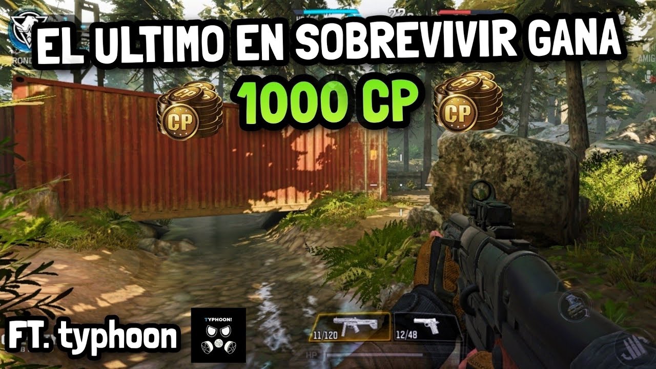 El ultimo en SOBREVIVIR gana 1000 CP - Call of Duty Mobile.
