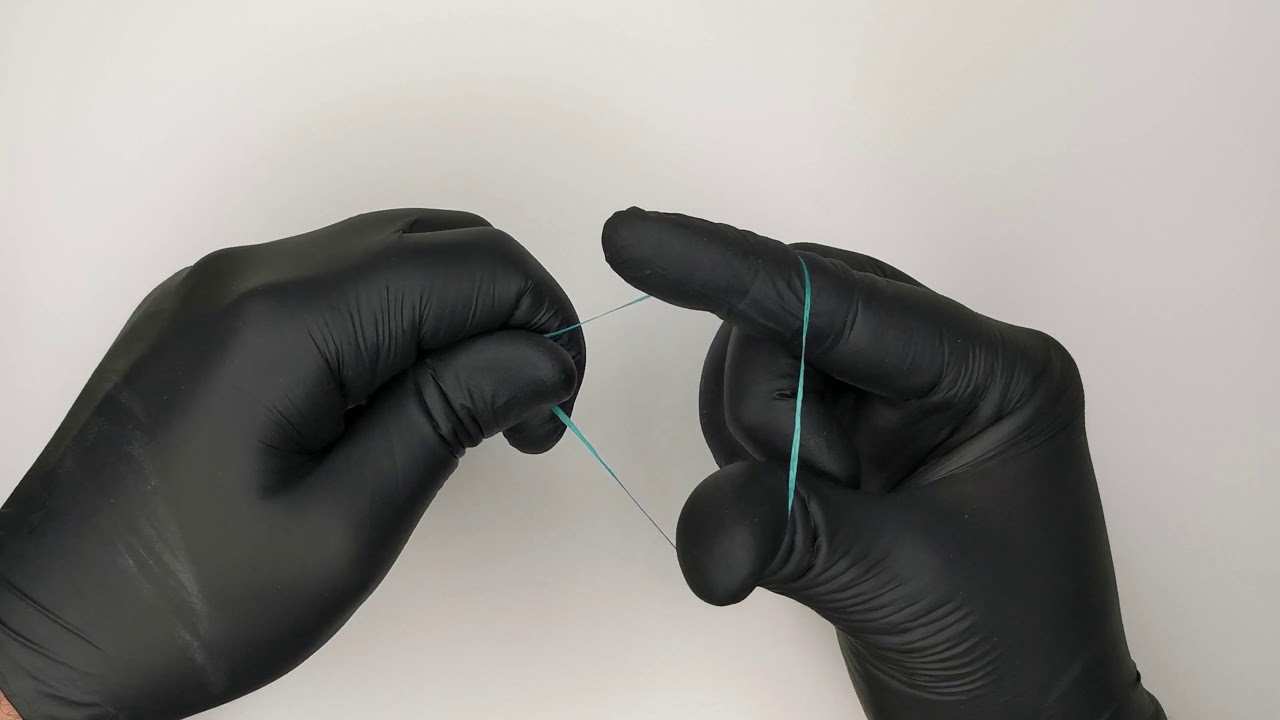 Floss knot techniques (Floss ligature)