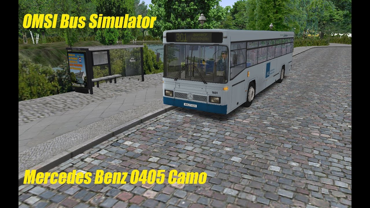 OMSI Bus Simulator - Mercedes Benz 405 Camo - Mapa de Bad Kinzau
