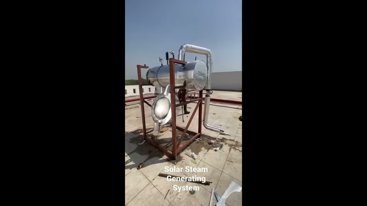 #PowerofSun #steamgeneration #solardish #parabolicdish #Solarpower Solar Steam Generation Unit