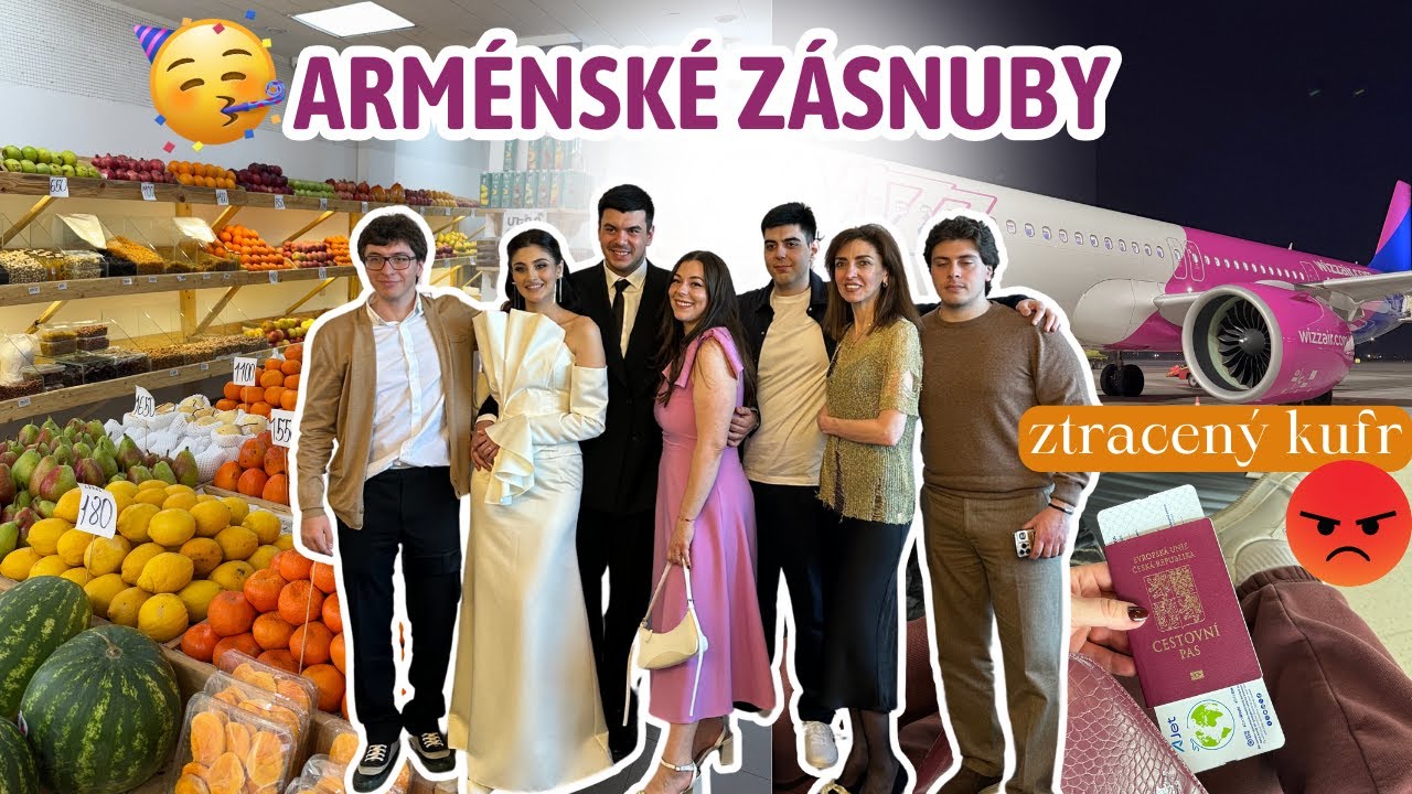 VLOG Z MOSKVY 🧳 ZÁSNUBY NA SIBIŘI 💍 u babičky v ARMÉNII ✈️