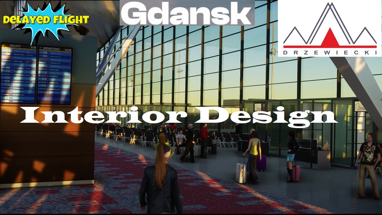 Best Airports 2023 🏆 Drzewiecki Design Gdansk Airport 🏆 Terminal ► Payware addons  MSFS 2020 & 2024
