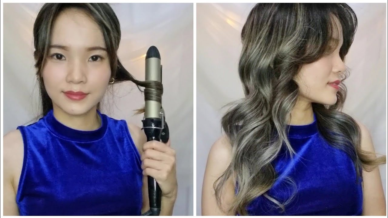 Cara Curly Rambut Wave Natural dengan Catok Curly Iron
