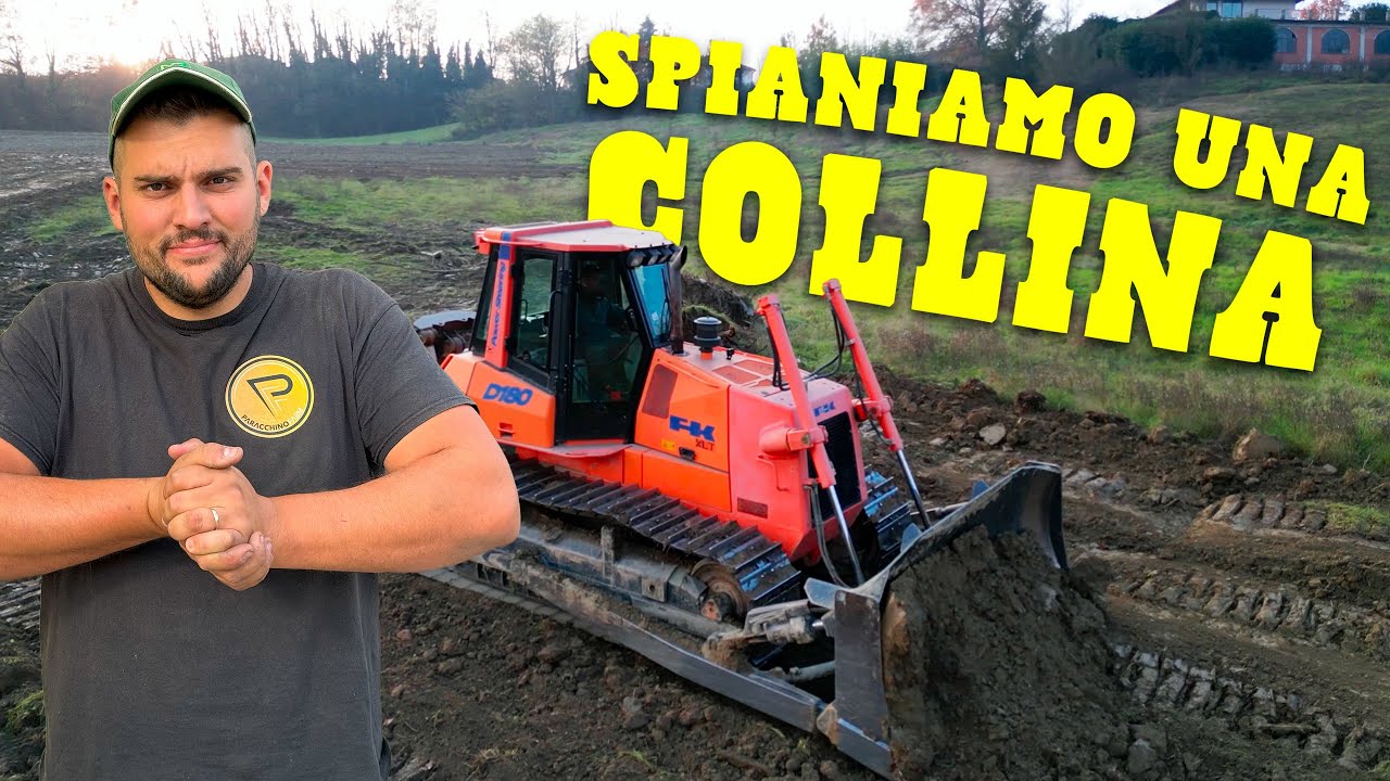 BULLDOZER DA 250 QUINTALI | spianiamo una collina per piantare una tartufaia