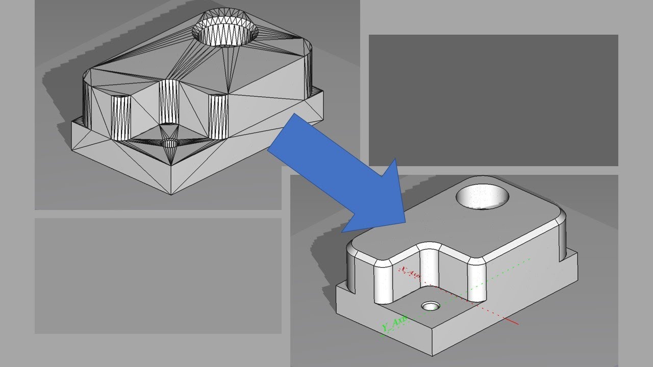 Refinar archivos importados en FreeCAD