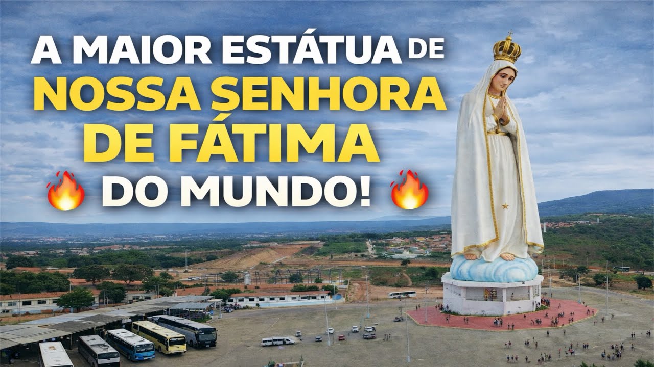 A MAIOR ESTÁTUA DE NOSSA SENHORA DE FÁTIMA DO MUNDO, CRATO CEARÁ.