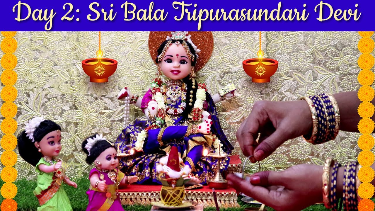 Miniature Navaratri Day 2- Sri Bala Tripurasundari Devi I Semiya Payasam Prasadam l Mini Foodtube