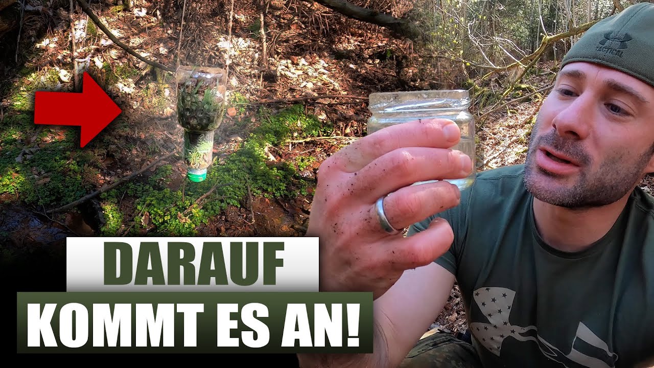 Wie filtert man Wasser optimal im Wald? | Wasserfilter Tutorial