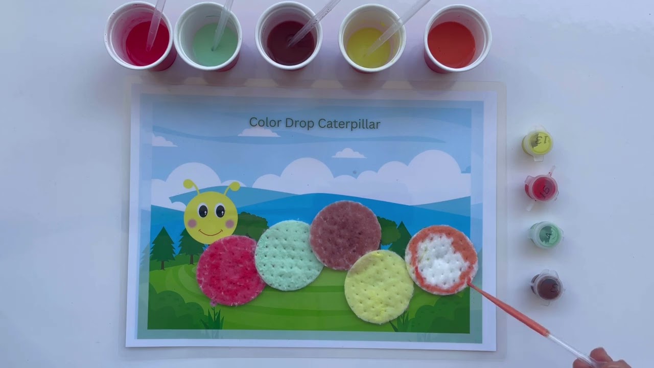 Color Drop Activity for Kids | Fun Preschool Learning Game | Brainy Bugs