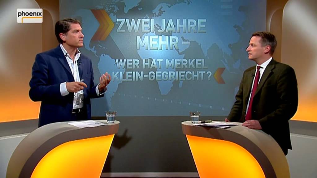 Augstein und Blome vom 26.10.2012: Zwei Jahre mehr - Wer hat Merkel klein-gegriecht?