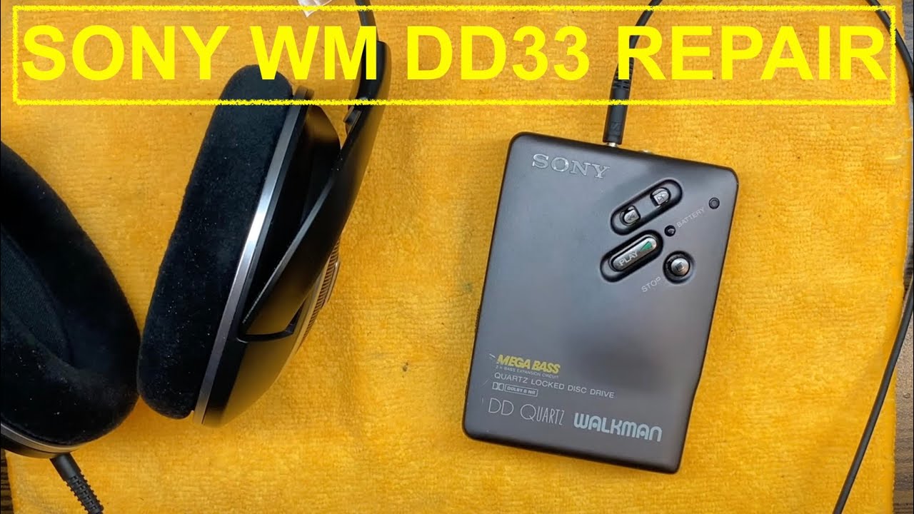SONY WM DD33 walkman - cassette player repair fix #diy #repair E00097
