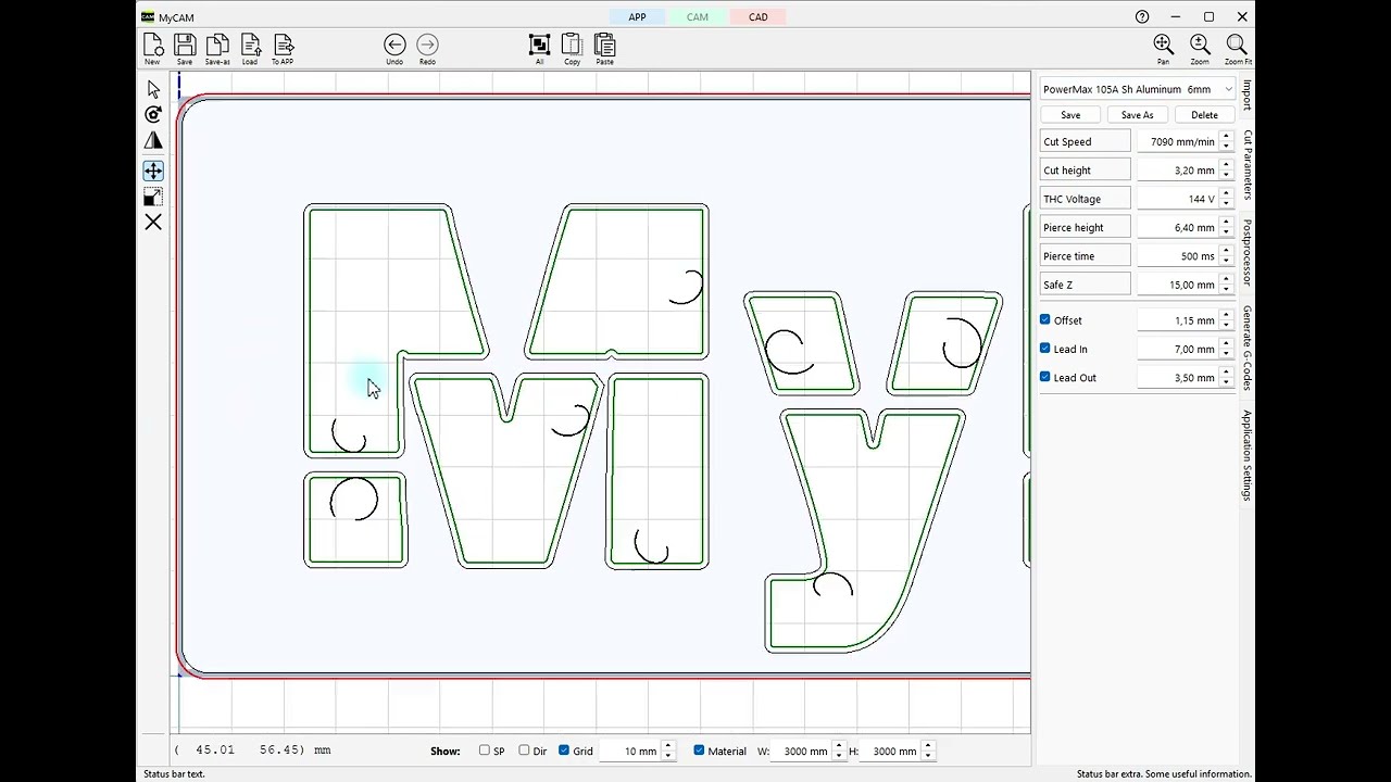 MyPlasm PRO - Free CAD(DXF) and CAM Software