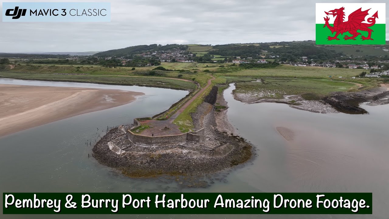 Pembury & Burry Port Harbour | DJI Mavic 3 Classic.