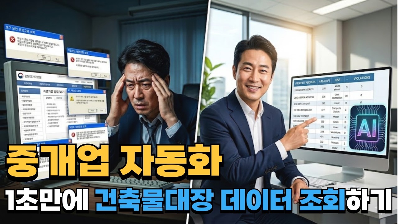 공인중개사 필수템 2탄ㅣ1초만에 로그인없이 건축물대장 데이터 조회하기