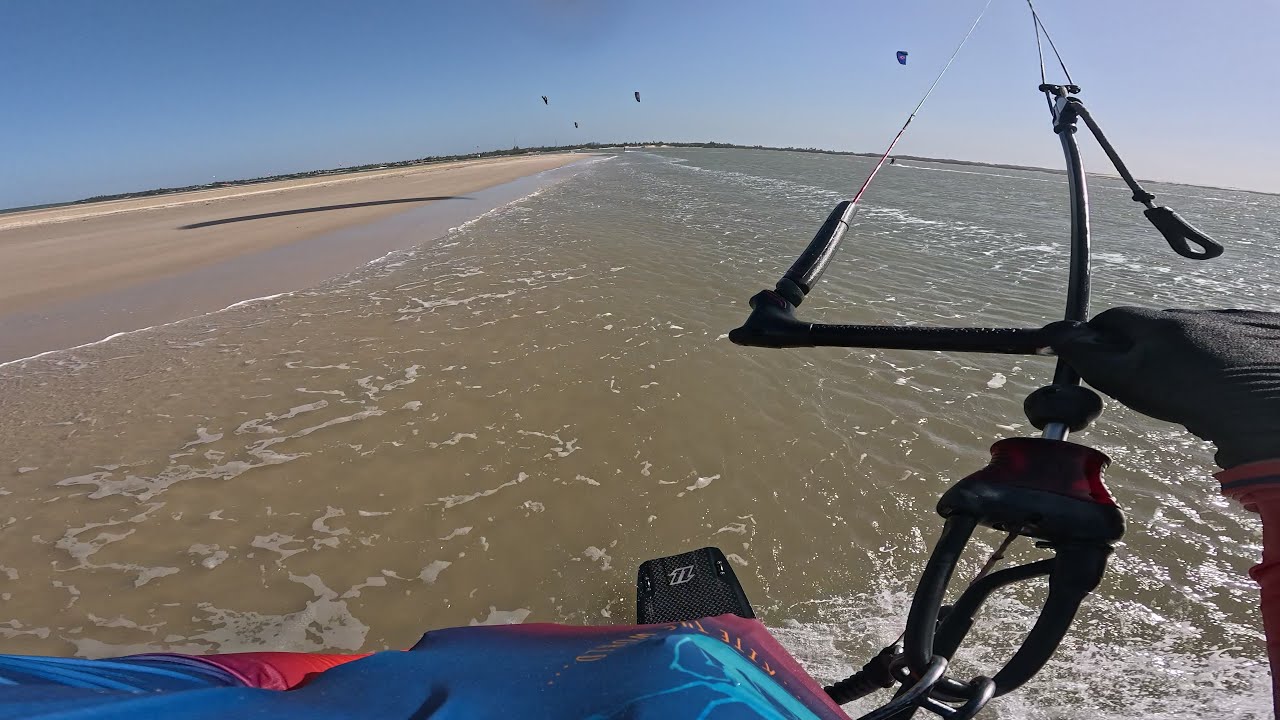 Chegando em Atins, Maranhão - Kitesurf Downwind