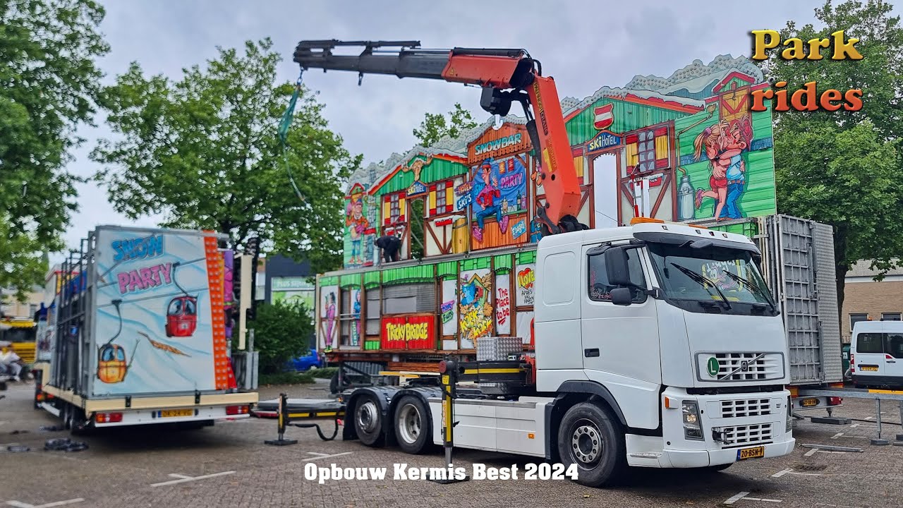 Oprijden en Opbouw Kermis Best 2024 Deel 5