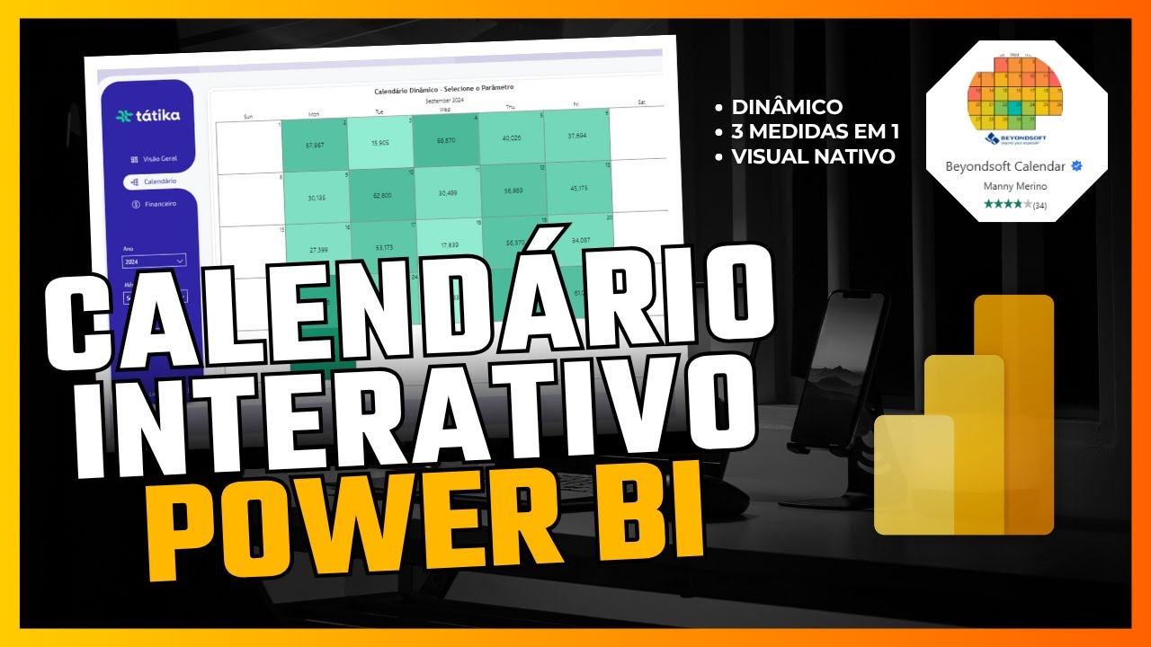 Power BI | Calendário Interativo com Parâmetro Dinâmico para Vendas, Clientes e NFs