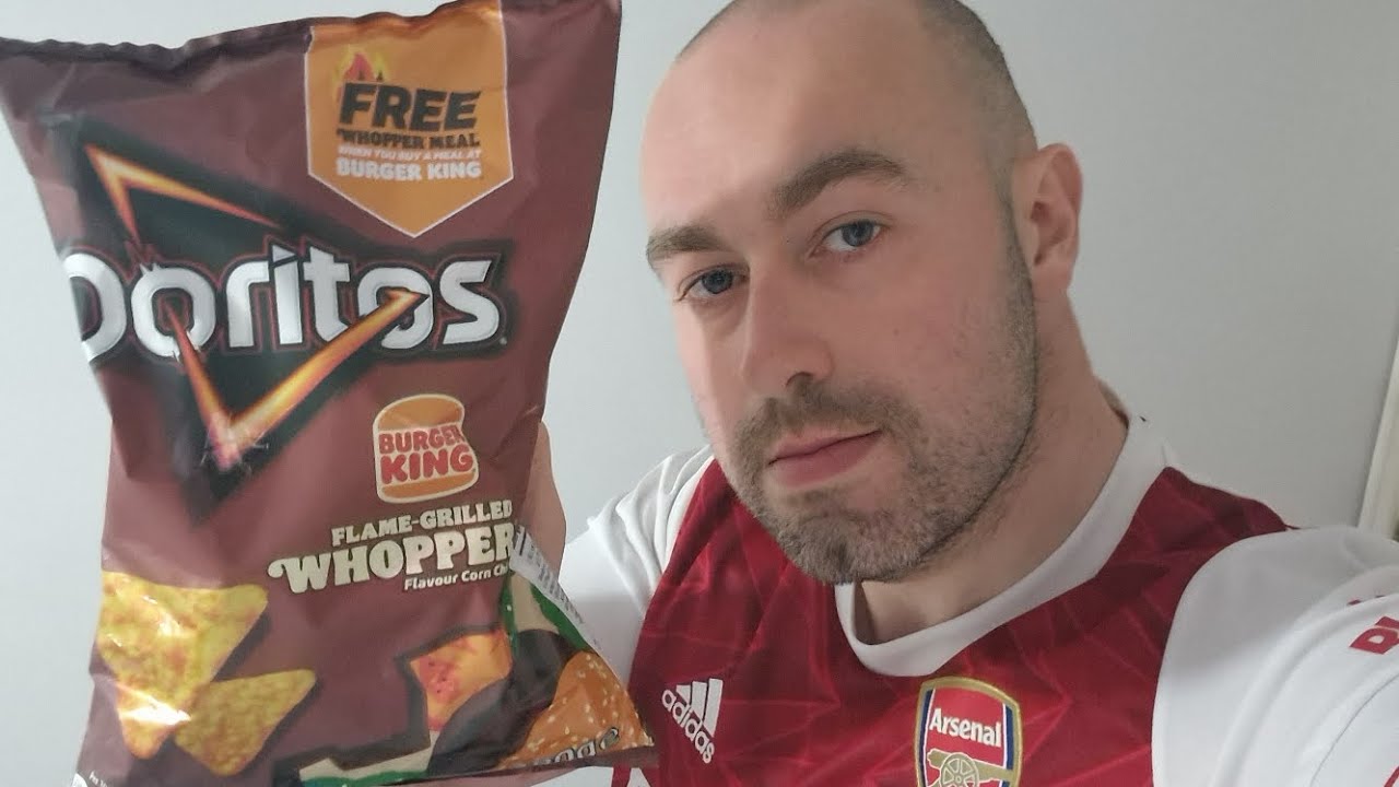 Reviewing Burger King Flame Grilled Whooper Doritos 🍔