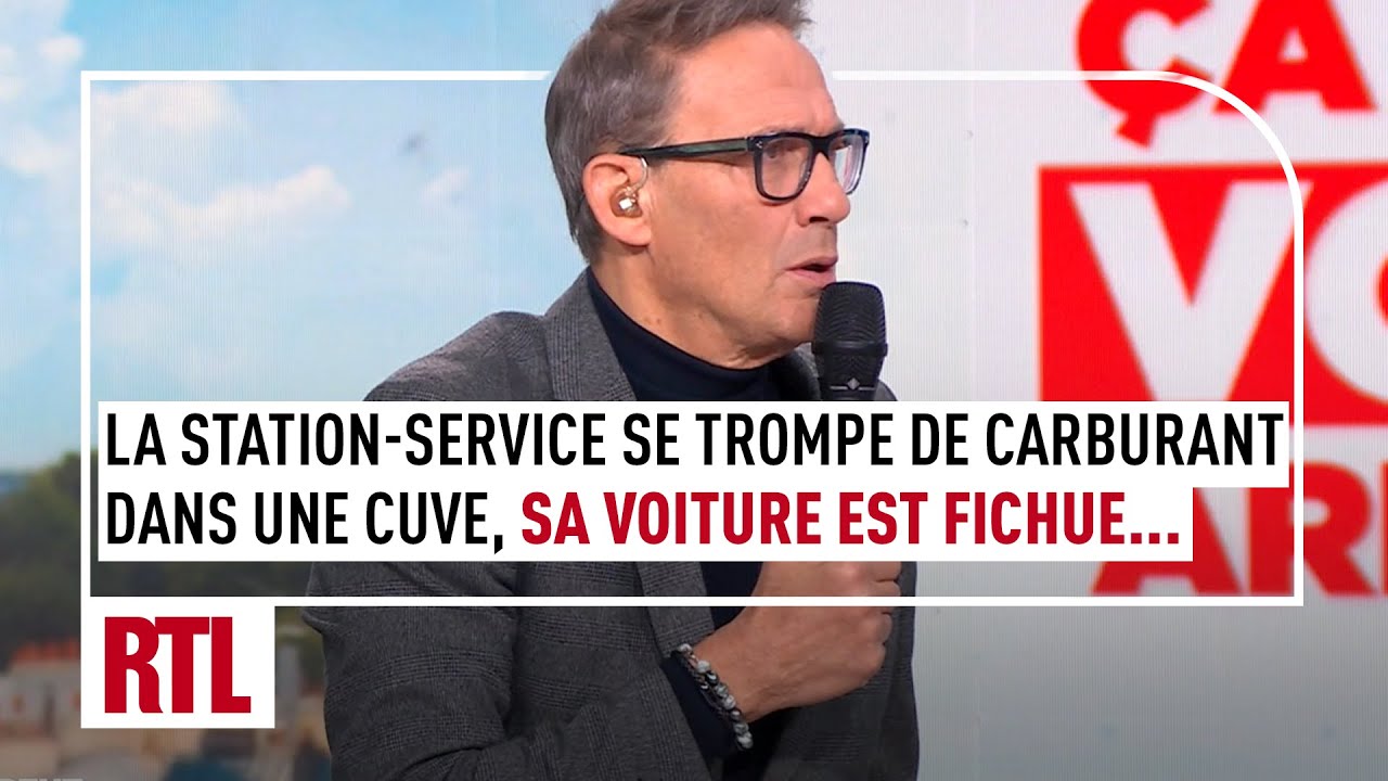 La station-service se trompe de carburant, sa voiture est fichue... Julien Courbet appelle le gérant