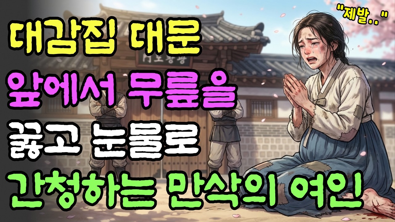 도련님의 혼례를 위해 모인 양가부모님 앞에 나타난 만삭의 여인, 이 여인의 정체는 | 옛날이야기 | 야담 | 오디오북 | 수면동화 | 민담