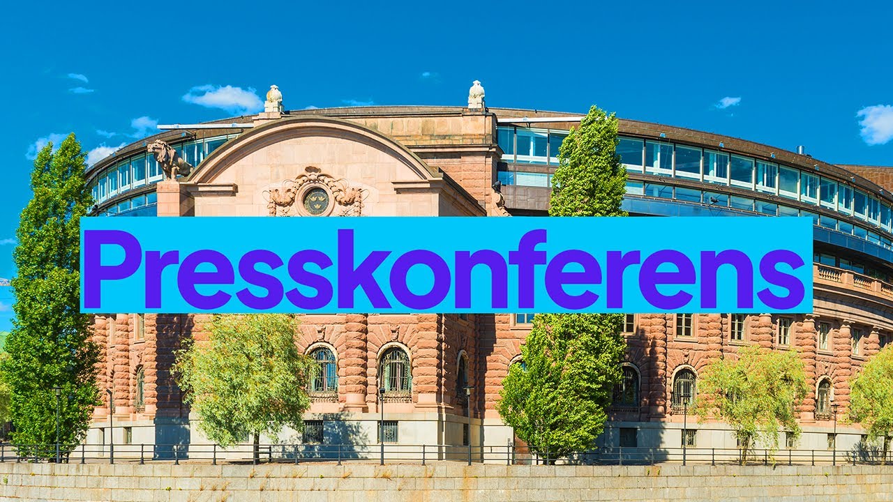 Presskonferens med Jimmie Åkesson och Linda Lindberg