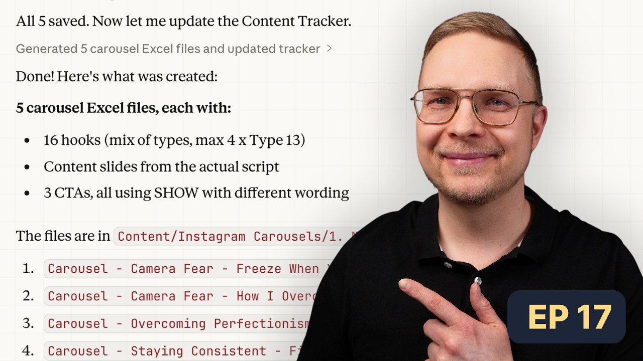 Claude Cowork Turned My Scripts Into 400 Instagram Carousels