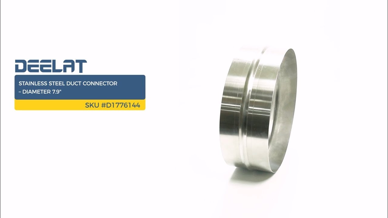 Stainless Steel Duct Connector &ndash; Diameter 7.9
