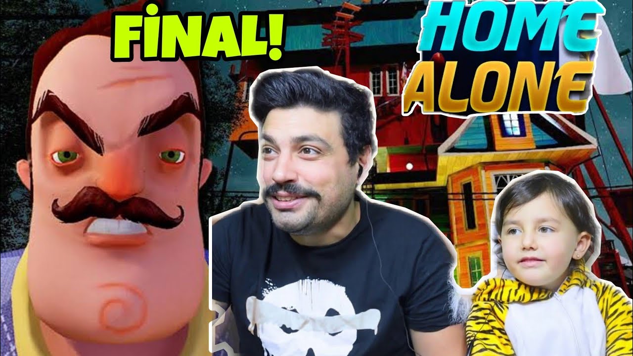 HOME ALONE 5.BÖLÜM FİNAL! WİLSONU POLİSLER YAKALADI! | Hello Neighbor Mod