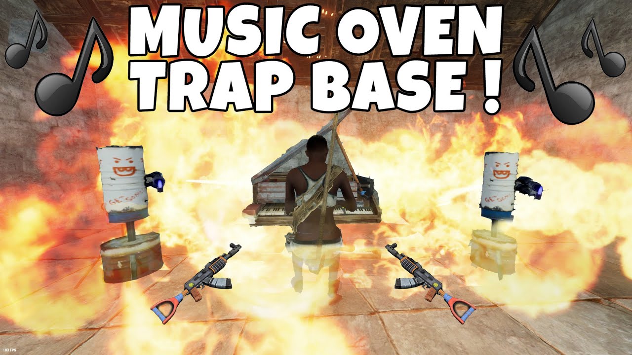 RUST | MELTING PLAYERS in an OVEN MUSICAL INSTRUMENTS TRAP BASE!