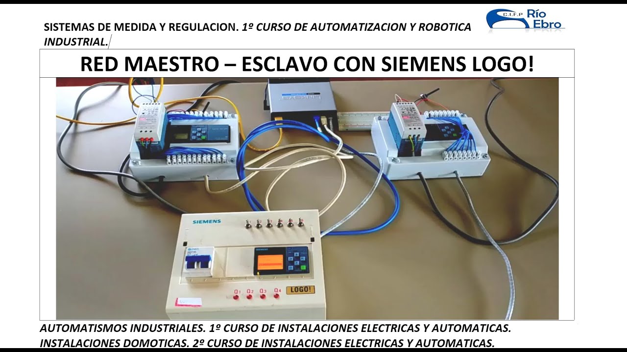 RED MAESTRO ESCLAVO CON SIEMENS LOGO!