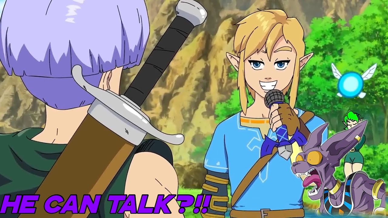 HE SAVED HIS VOICE FOR THIS MOMENT | Trunks vs Link RAP BATTLE! [Beerus Reacts]