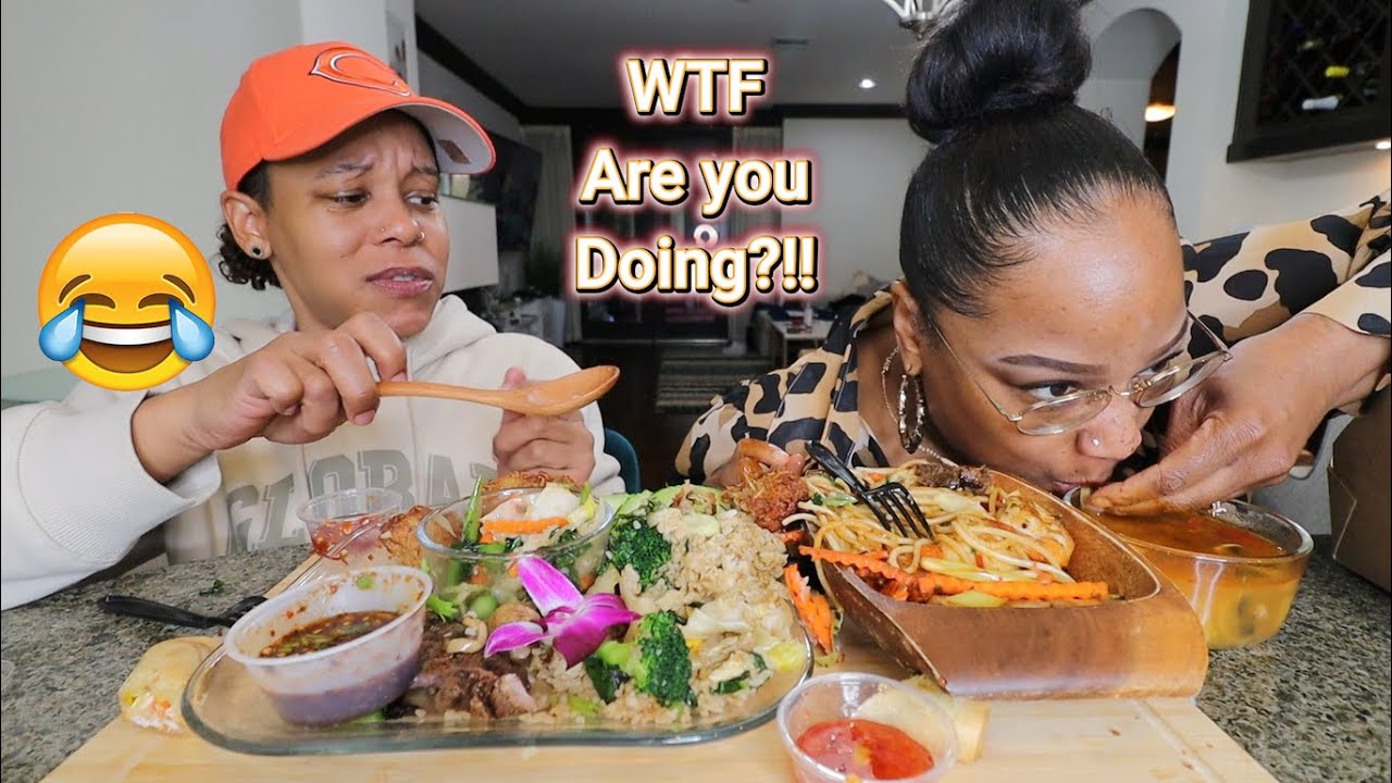 Eating SOUP with my HANDS to see how my wife reacts | Thai Food Mukbang Prank