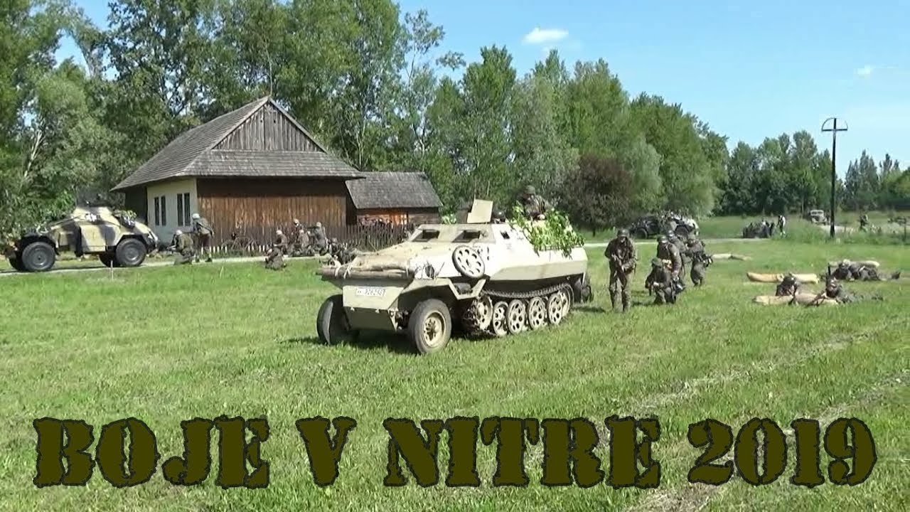 Ukážky bojov z 2. svetovej vojny - SNP 1944 (Nitra 25.5.2019)
