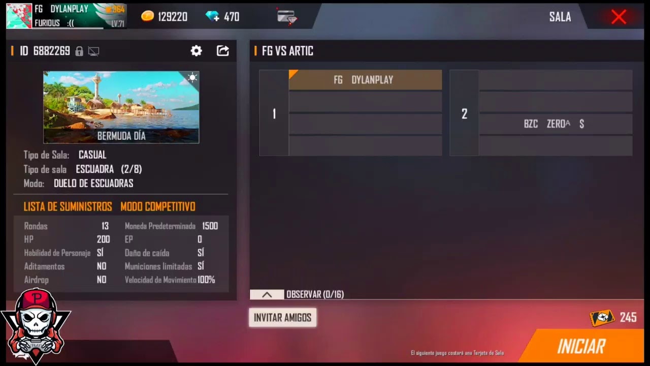 FG VS ARTIC - GODS PLAN 4 VS 4 // FREE FIRE dylan contreras