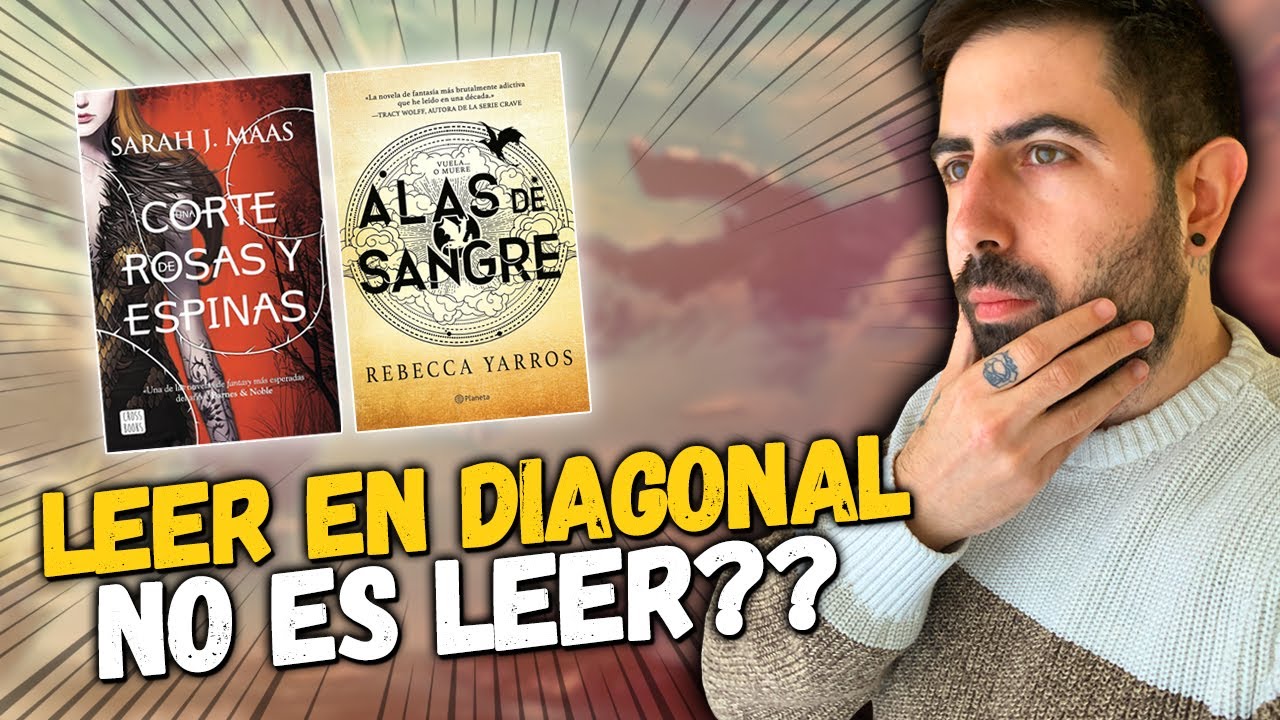 La POLÉMICA MODA de LEER en DIAGONAL 📚❌ ¿Está ARRUINANDO la LECTURA?