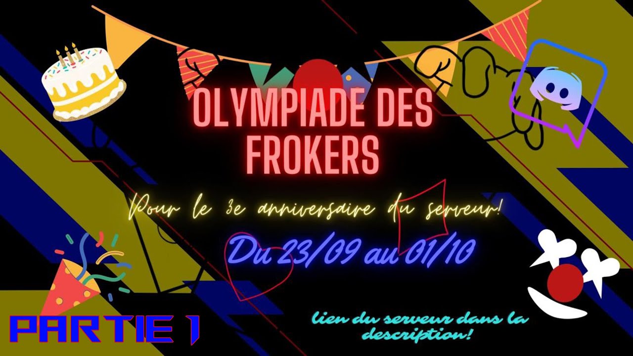 Rediffusion Live - Olympiades des Frokers - Partie 1 (Jour 1)