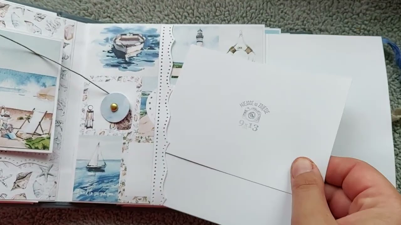 Album wakacyjny z kolekcji Beyond the sea P13