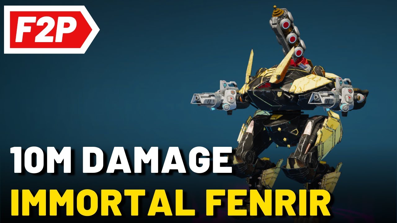 Fenrir Nucleon Atomizer deals 10.1 Million Damage - War Robots F2P