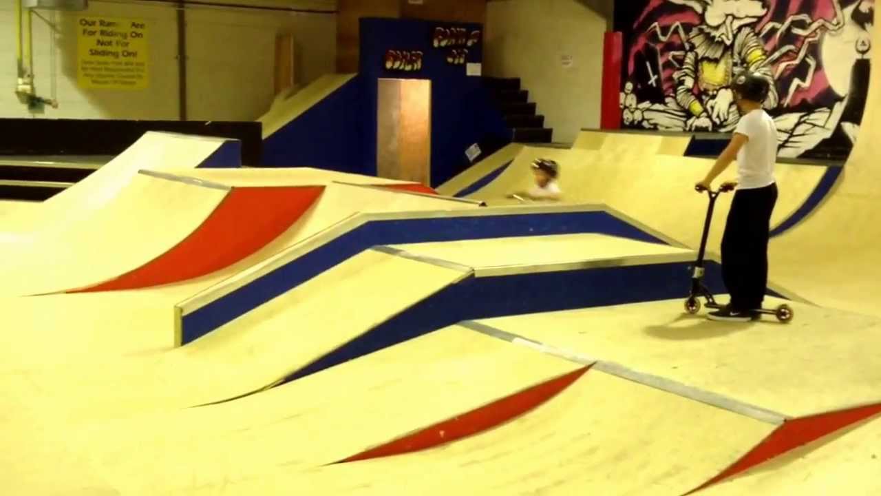 Charley doing a transfer at dexx skatepark
