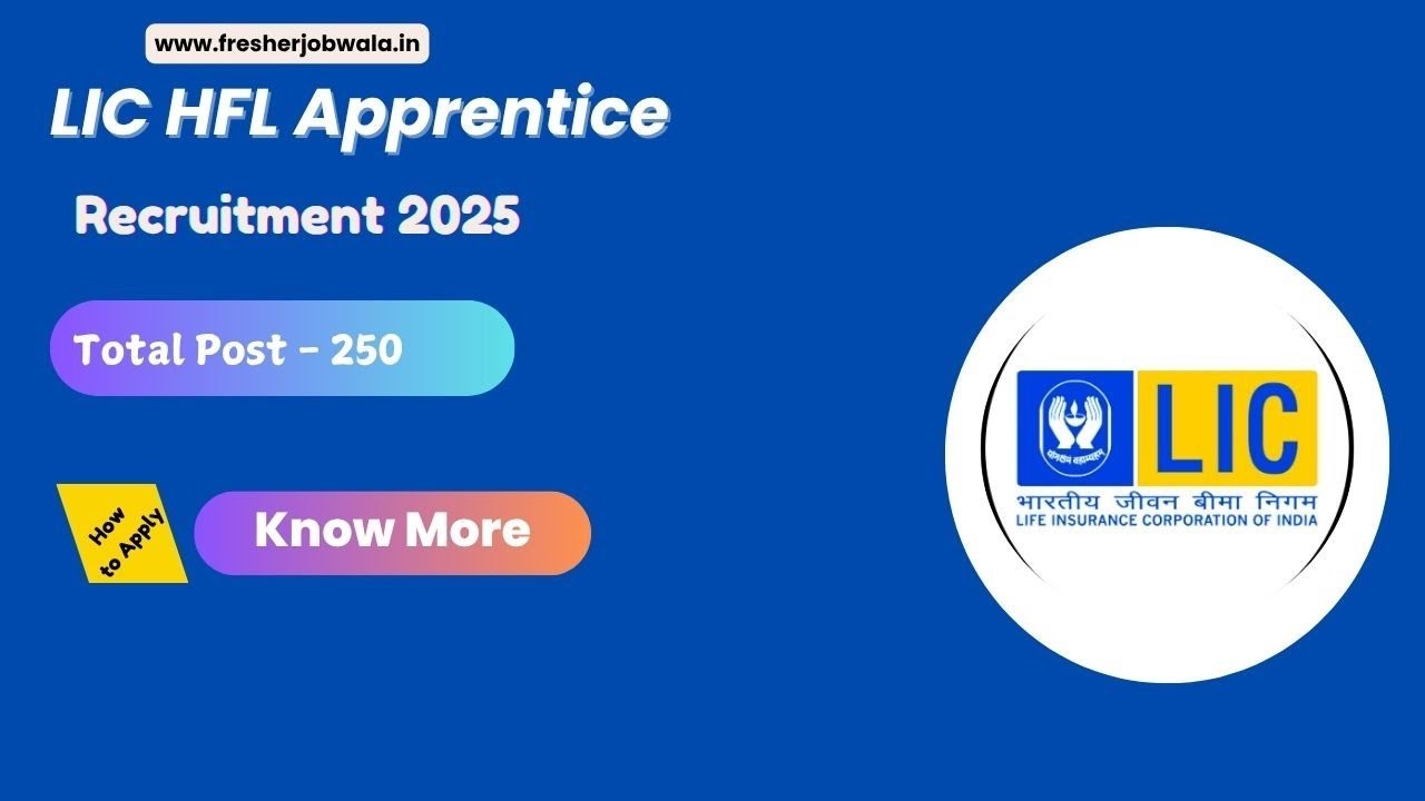 LIC HFL Apprentice Recruitment 2025 | Full Details | Apply Online