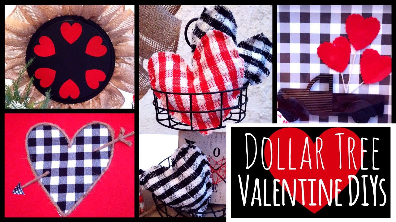 DOLLAR TREE VALENTINE DIYs!