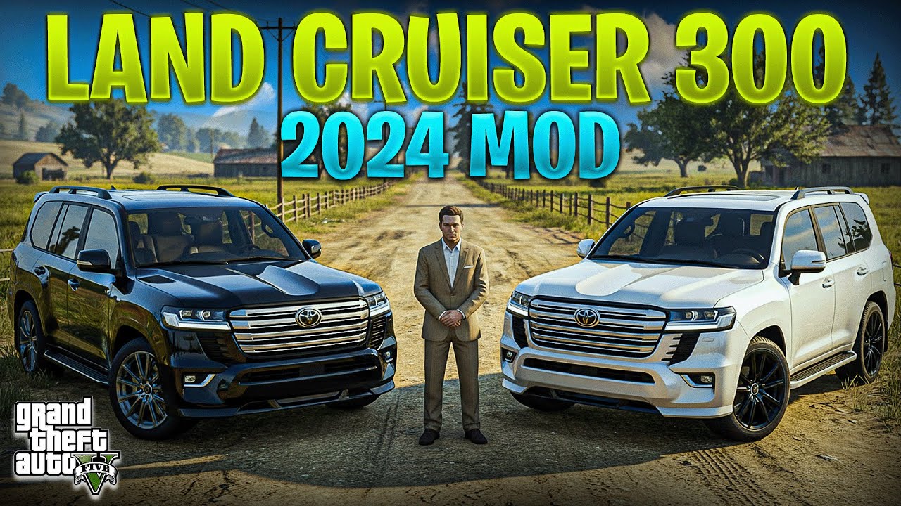 How to Install Toyota Land Cruiser 300 2024 Car Mod in GTA 5